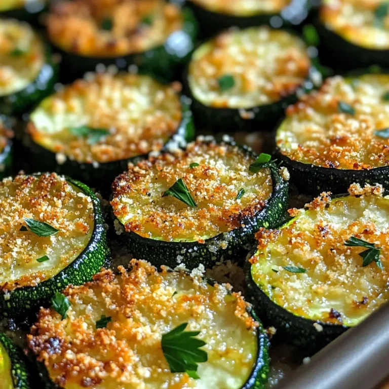 Crispy Baked Parmesan Zucchini