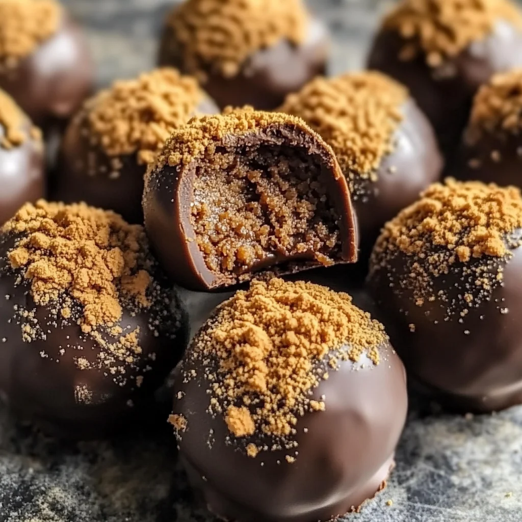 Easy Homemade Biscoff Truffles