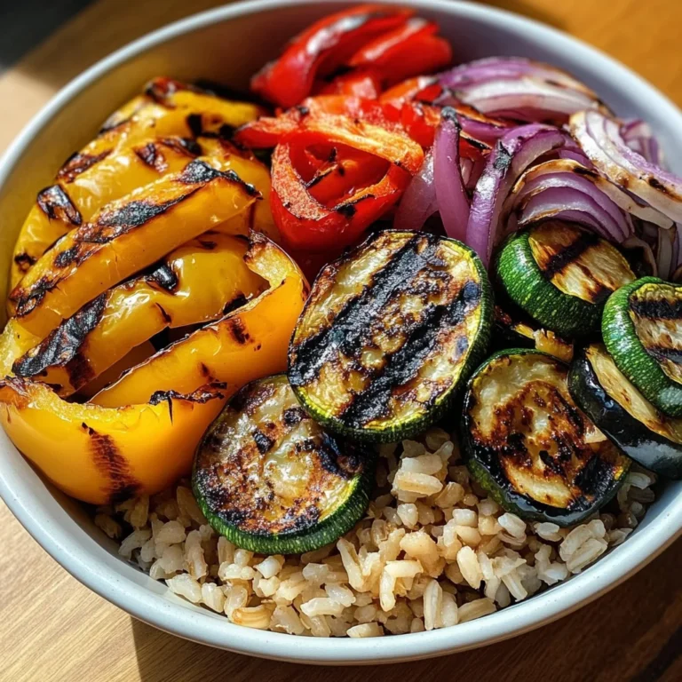 5-Star Brown Rice and Grilled Veggie Bowl You Crave