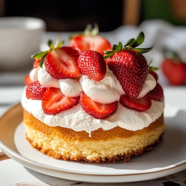 6-Ingredient Gluten Free Strawberry Shortcake