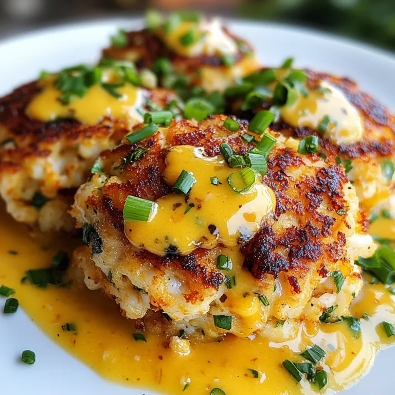 Cheddar Bay Crab Cakes with Lemon Butter Drizzle Delight!