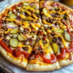 Cheeseburger Pizza