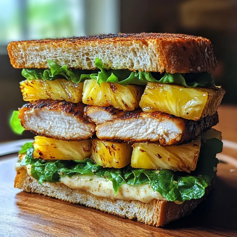 Chicken Pineapple Sandwich Recipe: A Tropical Delight!