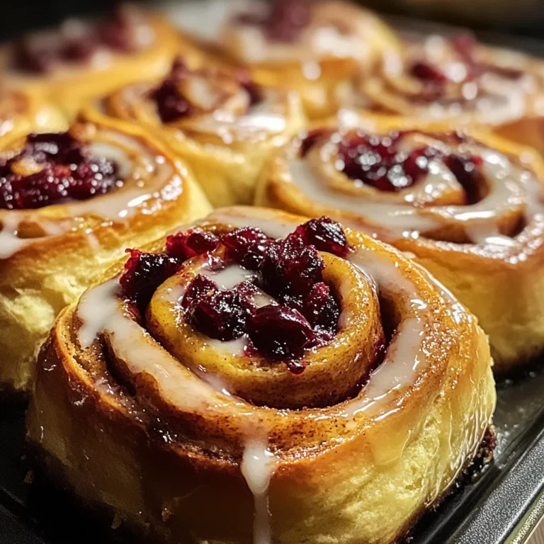 Cranberry Orange Cinnamon Rolls