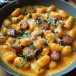 Creamy Butternut Squash Gnocchi with Sausage