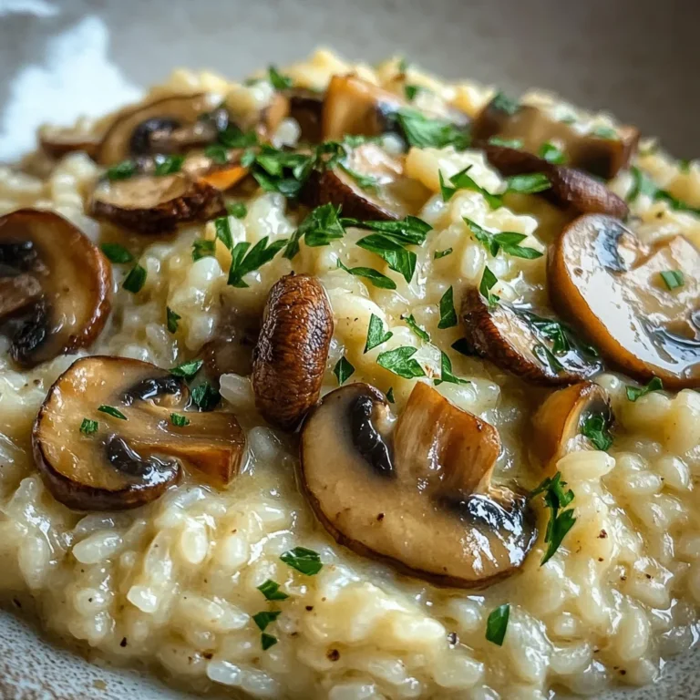 Creamy Mushroom Risotto Recipe – Irresistible 20-Minute Comfort!