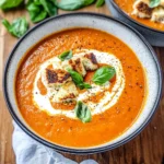 Creamy Tomato Soup with Heavy Cream
