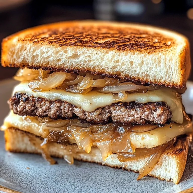 French Onion Patty Melt