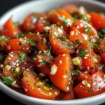 Fresh and Flavorful Tomato Garlic Salad