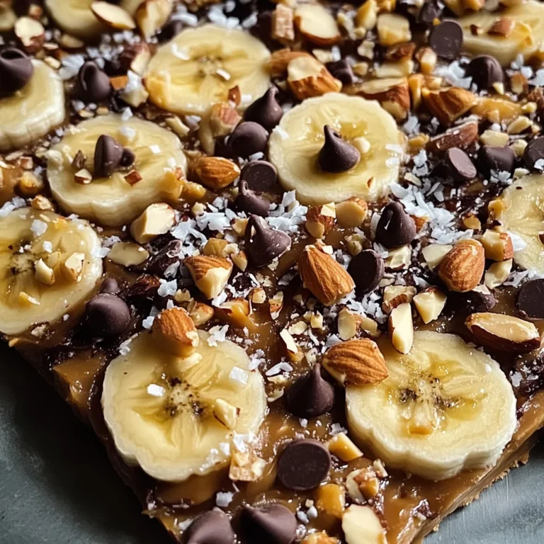 Frozen Banana Nut-Butter Bark