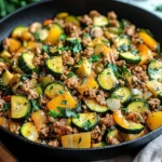 Ground Turkey and Zucchini Skillet