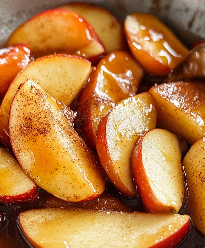 Healthier Caramelized Apples