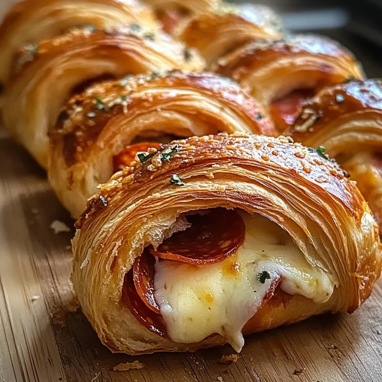 Mozzarella Pepperoni Croissant Rolls