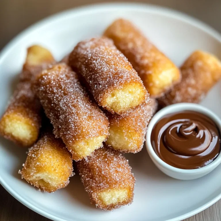 Nutty Churro Bites with Nutella