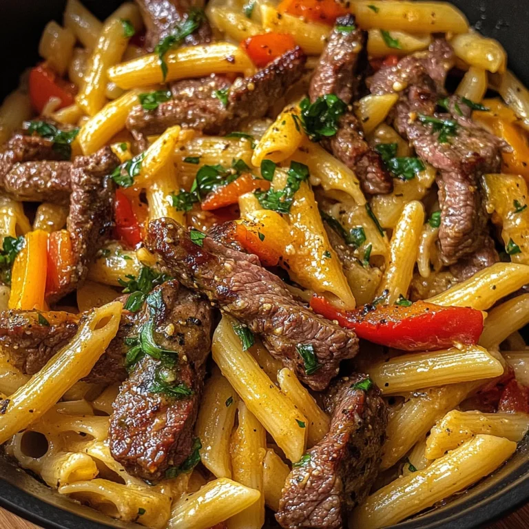 ONE-POT ZESTY STEAK PASTA: Discover a Flavorful Delight!