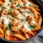 One Pot Chicken Parmesan Pasta