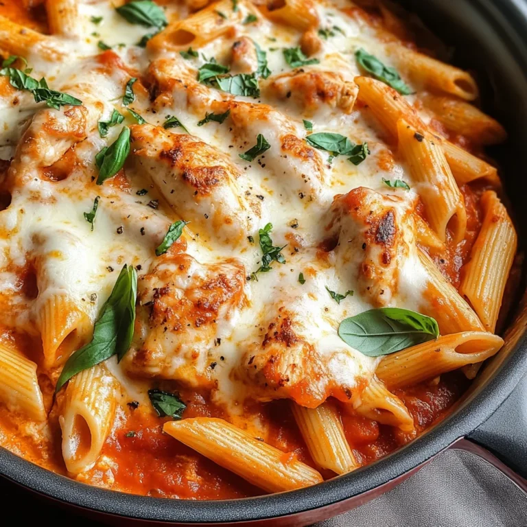 One Pot Chicken Parmesan Pasta