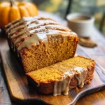 Pumpkin Bread with Maple Glaze