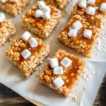 Salted Caramel Rice Krispie Treats