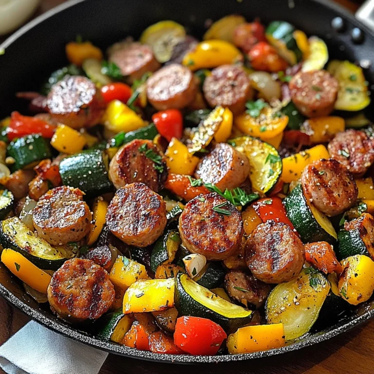 Sausage and Veggies Skillet