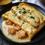 Seafood Crêpes with Bécchicken hamel Sauce