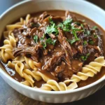 Slow Cooker Beef & Noodles