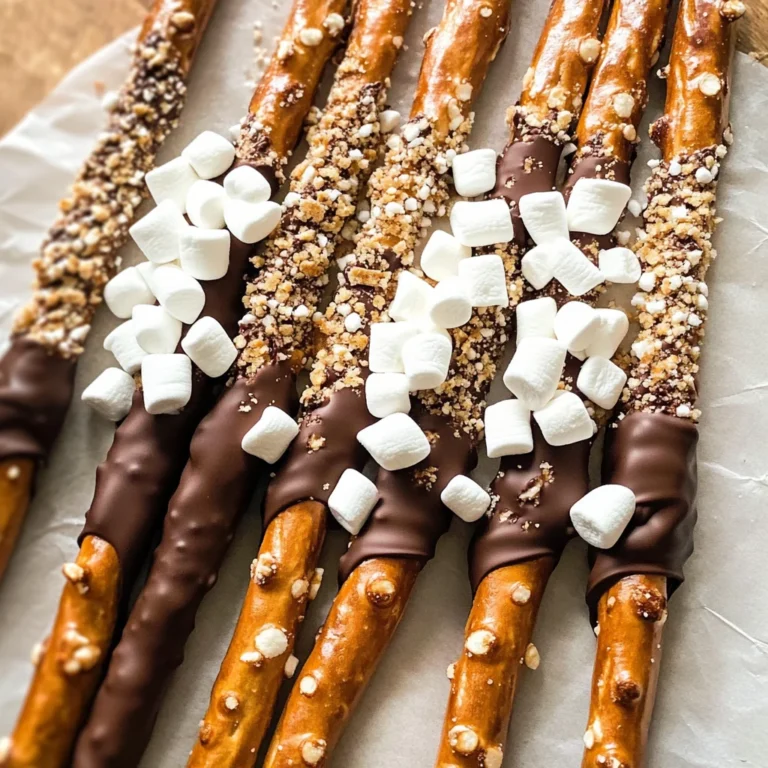 S'mores Pretzel Rods