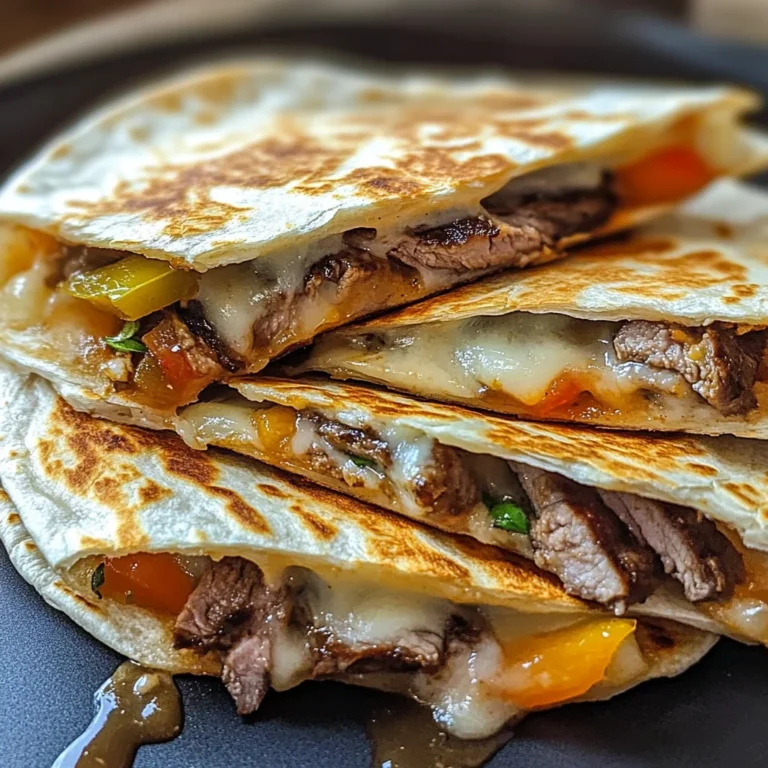 Steak Cheese Quesadillas on Blackstone