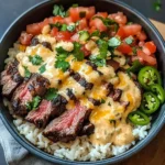 Steak Queso Rice : A Flavorful Recipe