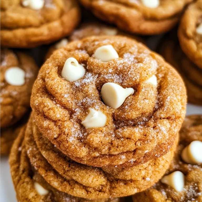 White Chocolate Pumpkin Snickerdoodles