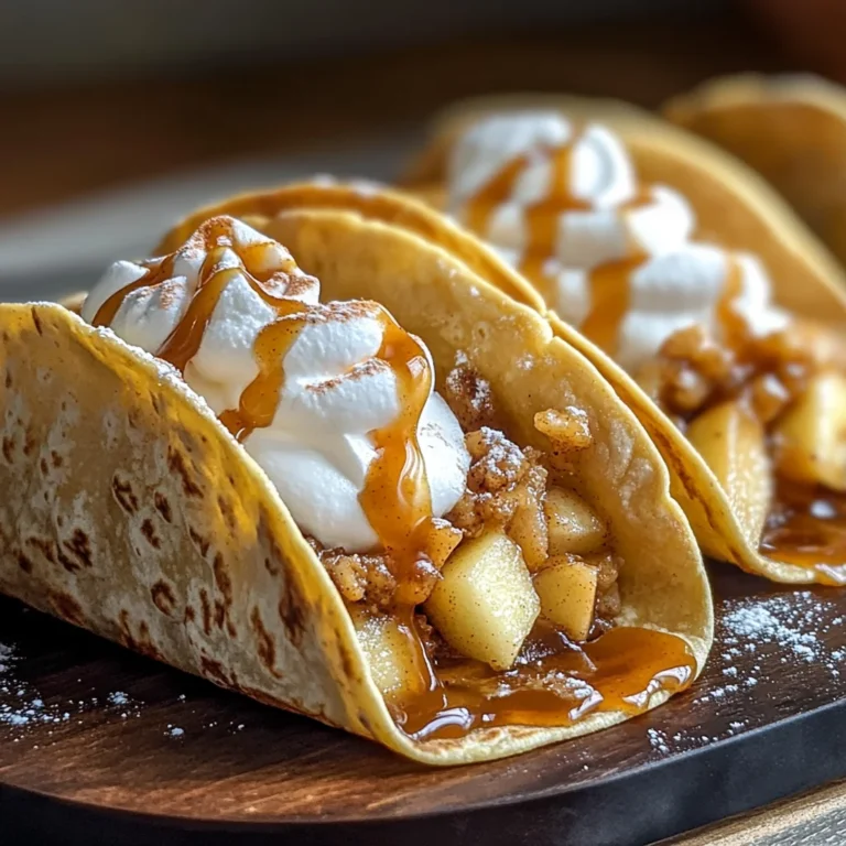 Apple Pie Tacos