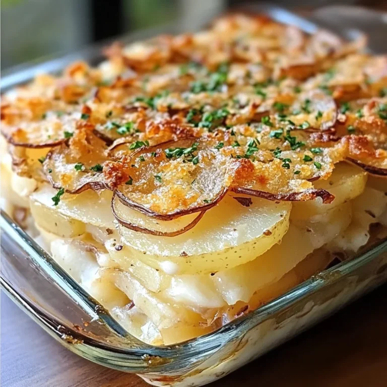 French Onion Potato Bake