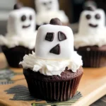 Marshmallow Ghost Cupcakes