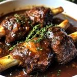 Red Wine Braised Lamb Shanks