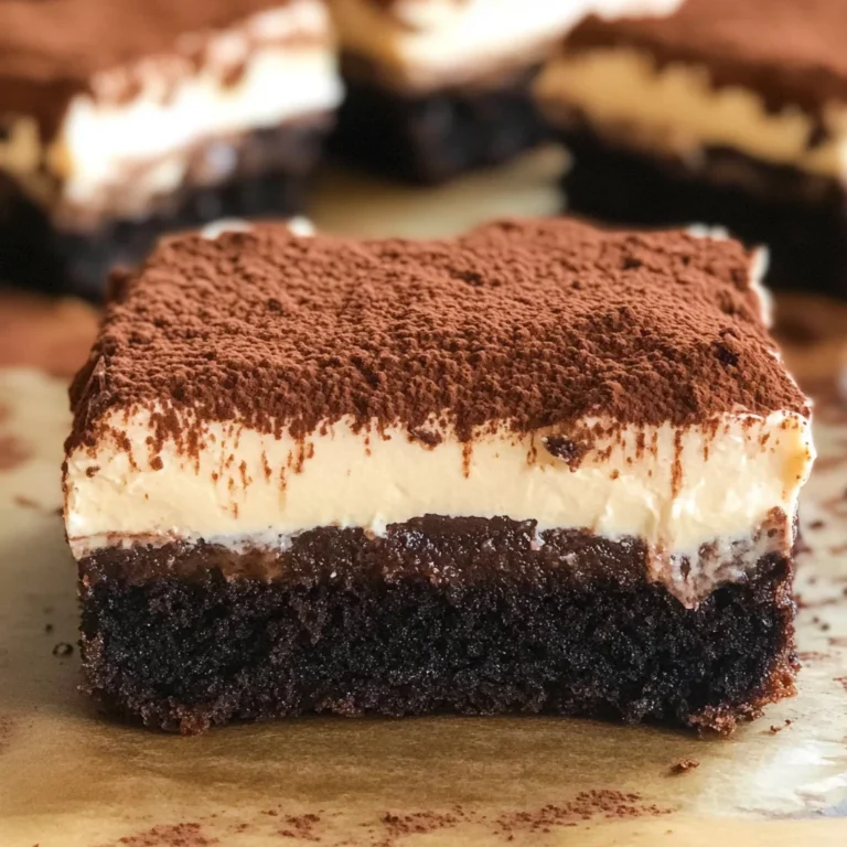 Tiramisu Brownies
